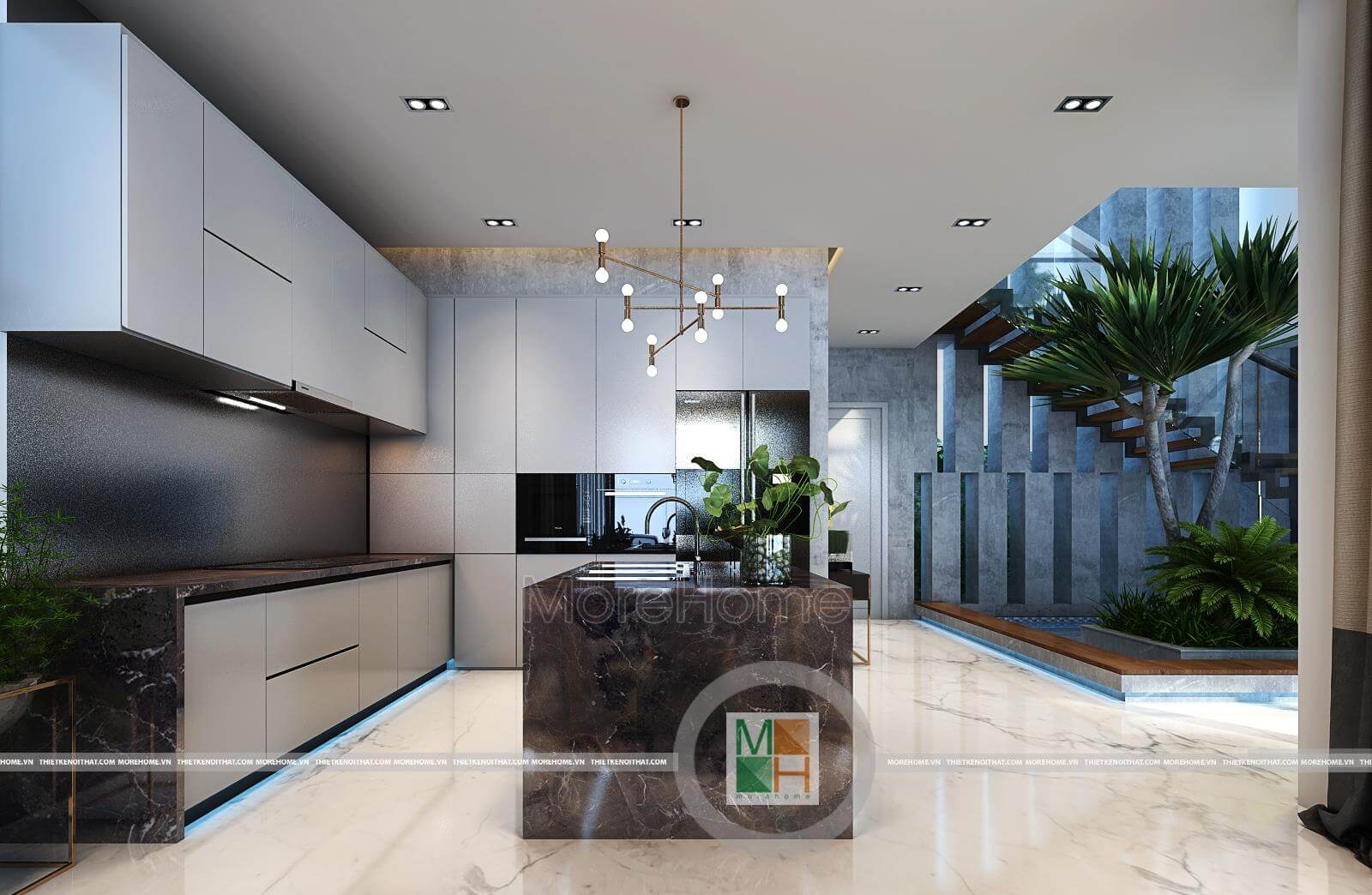 Thiết kế phòng bếp hiện đại